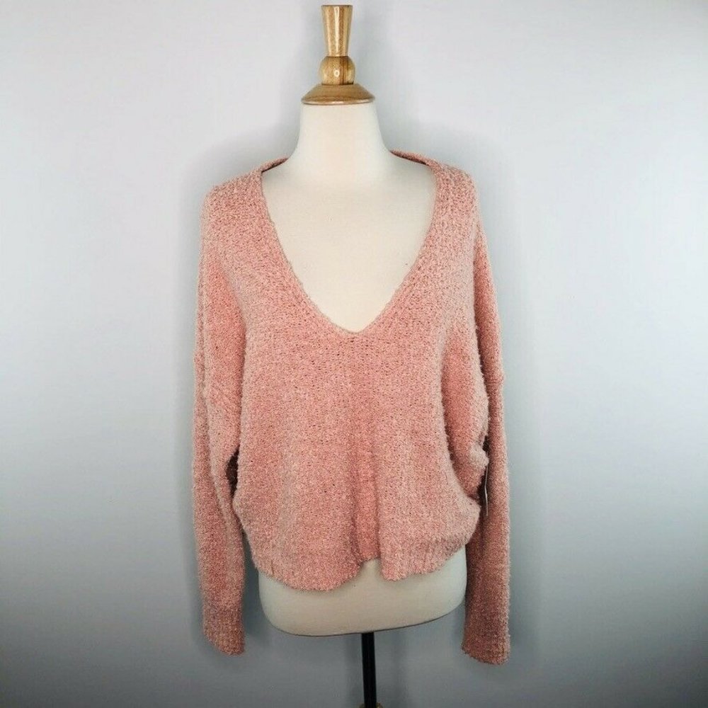 Free People $108 Finders Keepers V-Neck Sweater - Picture 4 of 5